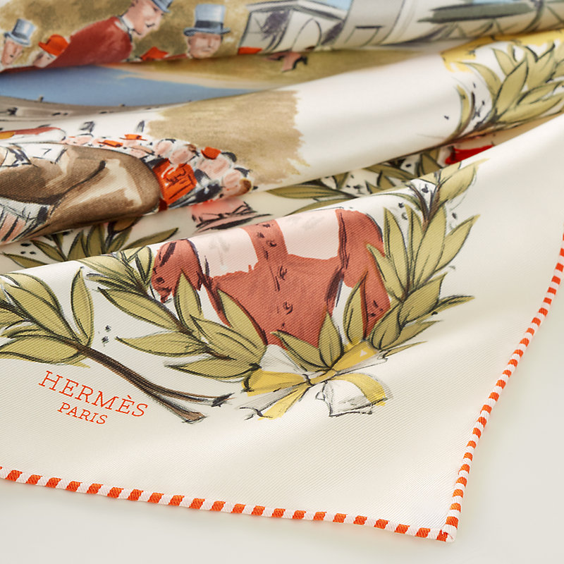 Champ de Courses a Chantilly scarf 70 | Hermès USA